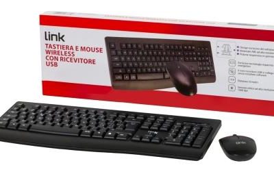 KIT TASTIERA CON MOUSE WIRELESS