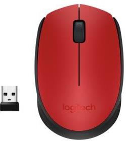 MOUSE LOGITECH WIRELESS M171 RED