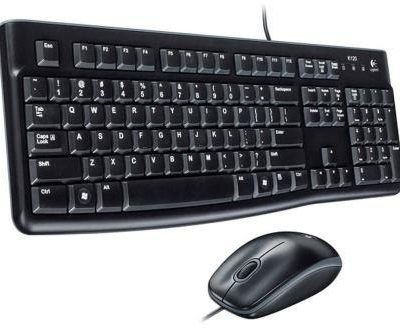 TASTIERA + MOUSE LOGITECH OEM MK120 USB BLACK