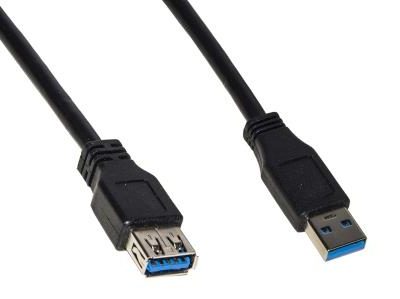 CAVO PROLUNGA USB 3.0 CONNETTORI A MASCHIO/FEMMINA IN RAME MT 3