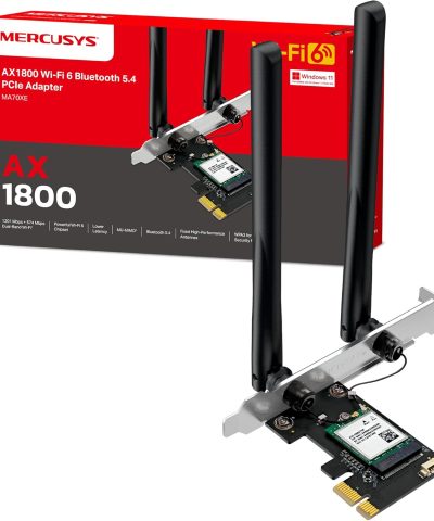 SCHEDA RETE PCI-E MERCURY MA70XE WIFI 6 AX1800 + BLUETOOTH 5.4